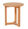 Traditional Teak MANON Table d'appoint &Oslash; 40 cm