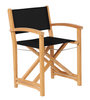Traditional Teak KATE director chair (noir)