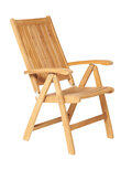 Traditional Teak VICTORIA Si&egrave;ge Inclinable / R&eacute;glable
