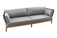 Traditional Teak MARCELLA Canap&eacute;-Lounge 3 si&egrave;ges