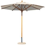 Scolaro Palladio Standard Parasol &Oslash; 250 cm (Ecru / Diameter stam 48 MM)