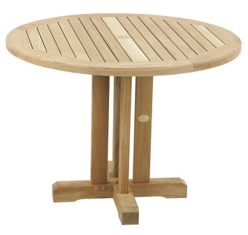 Teak &amp; Garden Warwick Table de jardin &Oslash; 100 cm