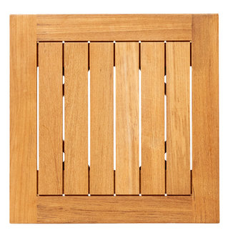 Traditional Teak LUNA table d'appoint 50 x 50 cm