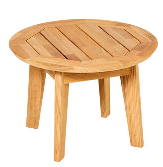 Traditional Teak DIANA MOSAIC table d'appoint Ø 50 cm (en teck)