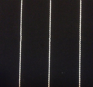 Coussin Stripe Dralon Black 