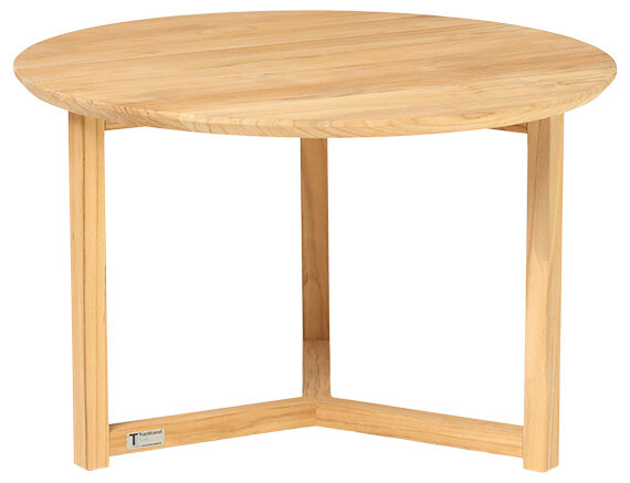 Traditional Teak MANON Table d'appoint Ø 70 cm