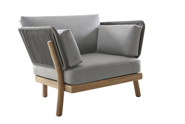 Traditional Teak MARCELLA Chaise longue 