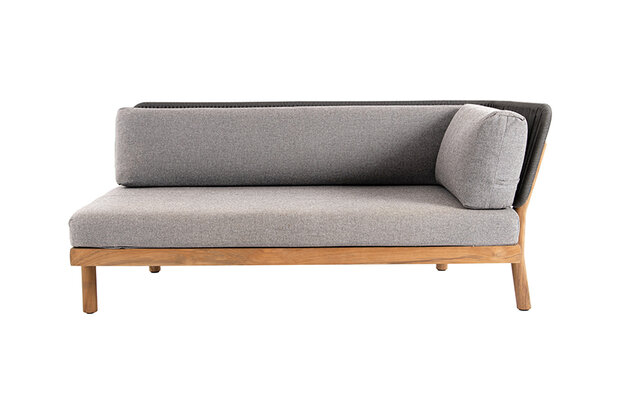 Traditional Teak MARCELLA Lounge Modular Banque (Gauche)