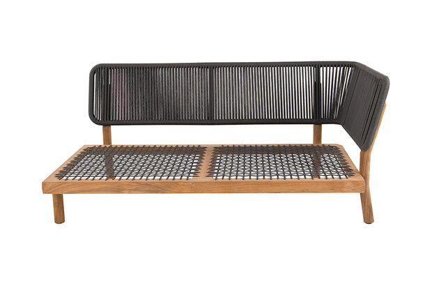 Traditional Teak MARCELLA Lounge Modular Banque (Gauche)
