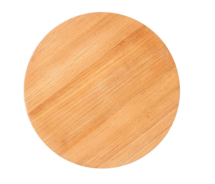 Traditional Teak MANON Table d'appoint &Oslash; 35 cm