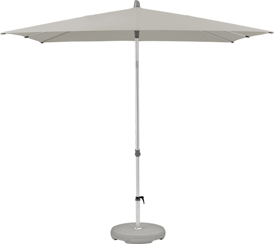 Glatz Alu-smart Easy Parasol 200 x 200 cm (151 Ash) 