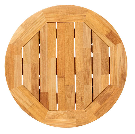 Traditional Teak DIANA MOSAIC table d'appoint &Oslash; 50 cm (en teck)