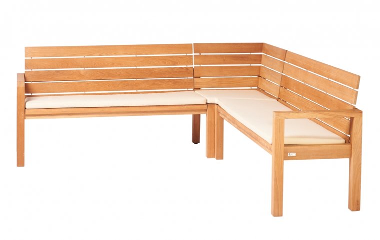 Teak MAXIMA corner piece 