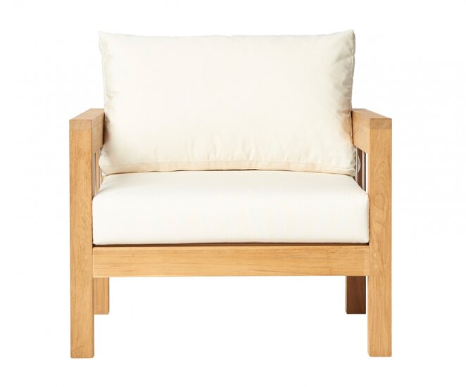 Traditional Teak MAXIMA lounge chair 