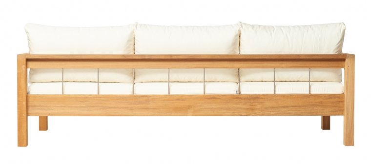 Traditional Teak MAXIMA loung bench 3-seater 