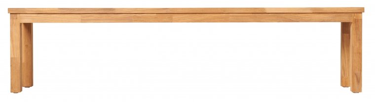 Traditional Teak MORITZ MOSAIC backless bench 168 cm