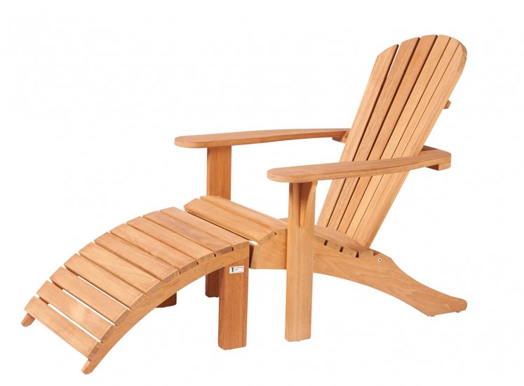 Traditional Teak SIENNA beach chair / fauteuil de plage