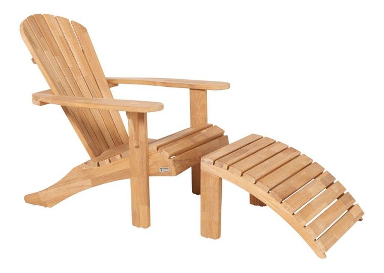 Traditional Teak SIENNA MOSA&Iuml;C beach chair / fauteuil de plage