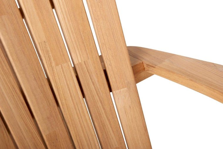 Traditional Teak SIENNA MOSA&Iuml;C beach chair / fauteuil de plage