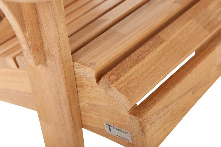 Traditional Teak SIENNA MOSA&Iuml;C beach chair / fauteuil de plage