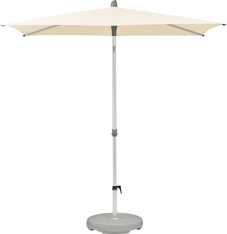 Glatz Alu-smart Easy Parasol 250 x 200 cm (150 Eggshell)