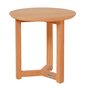 Traditional Teak MANON Table d'appoint &Oslash; 45 cm